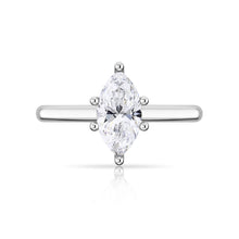 Load image into Gallery viewer, Marquise Cut Engagement Ring - 6 Claw