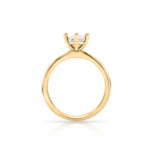 Load image into Gallery viewer, Pear Cut Engagement Ring - 6 Claw