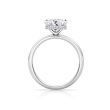 Load image into Gallery viewer, Oval Cut Engagement Ring - Hidden Halo