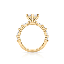 Load image into Gallery viewer, Marquise Cut Engagement Ring, Marquise Diamond Shoulders