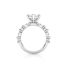 Load image into Gallery viewer, Marquise Cut Engagement Ring, Marquise Diamond Shoulders