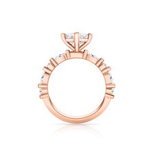 Load image into Gallery viewer, Marquise Cut Engagement Ring, Marquise Diamond Shoulders