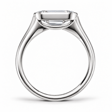 Load image into Gallery viewer, Emerald Cut Engagement Ring - Rubover