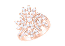 Load image into Gallery viewer, Brilliant Spray Ring set in 18ct Gold