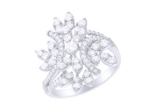 Load image into Gallery viewer, Brilliant Spray Ring set in 18ct Gold