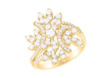 Load image into Gallery viewer, Brilliant Spray Ring set in 18ct Gold