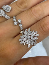 Load image into Gallery viewer, Brilliant Spray Ring set in 18ct Gold