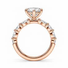 Load image into Gallery viewer, Marquise Cut Engagement Ring - Marquise Diamond Set Shoulders