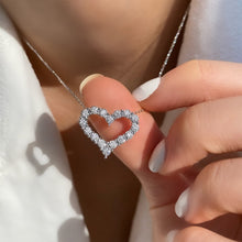Load image into Gallery viewer, Diamond Heart Pendant 0.47ct set in 18ct Gold