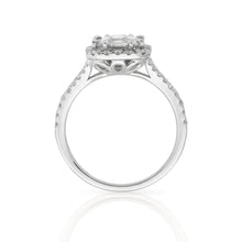 Load image into Gallery viewer, Diamond Baguette Art Deco Dress Ring 1.08ct in 18ct White Gold