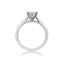 Load image into Gallery viewer, Platinum Engagement Ring 1.00ct Pear Cut - Cathedral Setting
