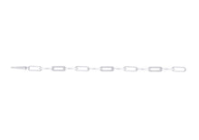 Load image into Gallery viewer, Paperclip Link Alternating Diamond Bracelet set in 9ct Gold
