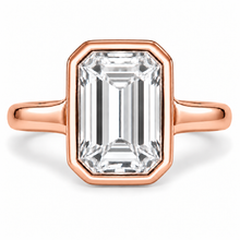 Load image into Gallery viewer, Emerald Cut Engagement Ring - Rubover
