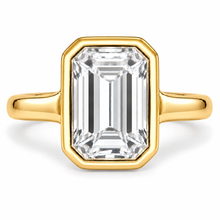 Load image into Gallery viewer, Emerald Cut Engagement Ring - Rubover
