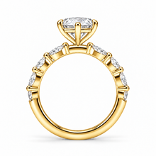 Load image into Gallery viewer, Marquise Cut Engagement Ring - Marquise Diamond Set Shoulders

