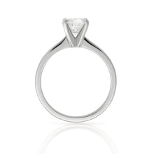 Load image into Gallery viewer, Platinum Engagement Ring 1.00ct Round Brilliant Cut - 4 Claw
