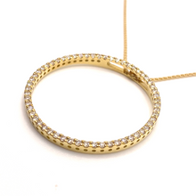 Load image into Gallery viewer, Diamond Circle Pendant 1.00ct set in 18ct Yellow Gold

