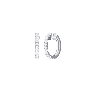 Small Diamond Huggie Earrings 0.31ct set in 18ct Gold