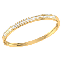 Load image into Gallery viewer, Diamond Baguette Bangle 1.05ct set in 18ct Gold

