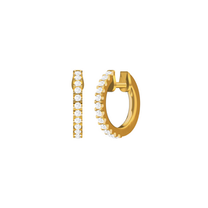 Diamond Huggie Earrings 0.50ct set in 18ct Gold