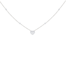 Load image into Gallery viewer, Diamond Heart Halo Necklace set in 18ct Gold
