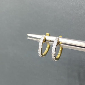 Diamond Huggie Earrings 0.50ct set in 18ct Gold