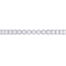 Load image into Gallery viewer, Diamond Flower Tennis Bangle 0.96ct set in 18ct Gold
