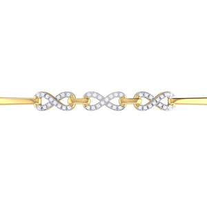 Diamond Infinity Bangle 0.17ct set in 18ct Gold