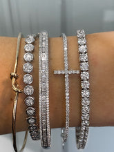 Load image into Gallery viewer, Diamond Baguette Bangle 1.05ct set in 18ct Gold
