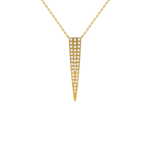 Icicle Drop Necklace 0.21ct set in 18ct Gold