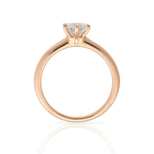 Load image into Gallery viewer, 18ct Rose Gold Engagement Ring 0.50ct Round Brilliant Cut - 6 Claw
