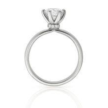 Load image into Gallery viewer, Platinum Engagement Ring 0.33ct Round Brilliant Cut - Hidden Halo
