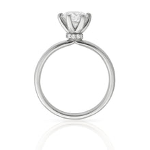 Load image into Gallery viewer, Platinum Engagement Ring 0.40ct Round Brilliant Cut - Hidden Halo
