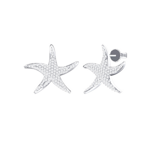 Starfish Diamond Earrings 0.69ct set in 18ct Gold