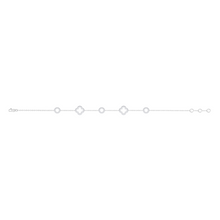Load image into Gallery viewer, Clover Diamond Bracelet set in 9ct Gold
