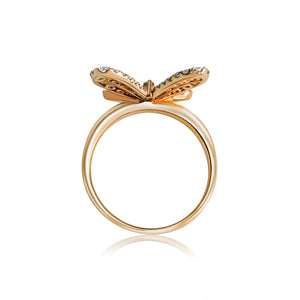 Sapphire Rainbow Butterfly Dress Ring 0.90ct set in 18ct Rose Gold