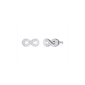 Infinity Diamond Earrings 0.26ct set in 18ct Gold