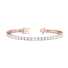 Load image into Gallery viewer, Diamond Illusion Set Tennis Bracelet 3.00ct set in 18ct Gold
