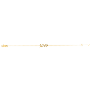 Love Diamond Bracelet 0.12ct set in 18ct Gold